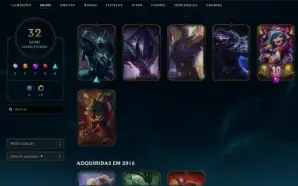 Conta Lol Challenger Flex/Mestre soloq Handlvl Season 4