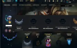 Prata 1 com 85 Champs e 92 Skins + 2 Prestigios