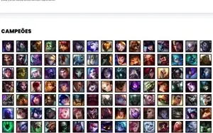 Conta ouro 4 com 114 Champs e 135 Skins + 28 Cromas