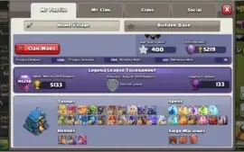 CV 12 , Herois 50 65 40, 4 Skins , 1832 gemas