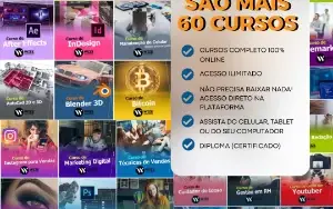 Cursos Online +60 Cursos Acesso por 16 meses C/ Certificado!