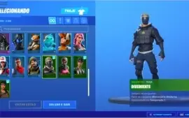 Conta de fortnite com varias skins e 2 jogos