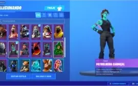 Conta de fortnite com varias skins e 2 jogos