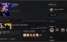 Conta CSGO c/ Prime, AK CRUZADA, NVL 8 STEAM,480 horas...