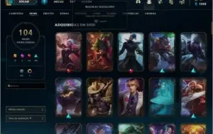 Vendo conta no lol pika