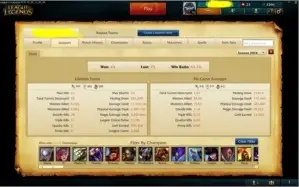 Conta League of Legends Platina V