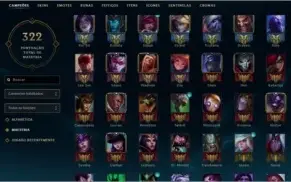 Conta Diamante 3, S8 Diamante 5, 94 champions, 34 Skins.