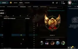 Conta De Lol Ouro V