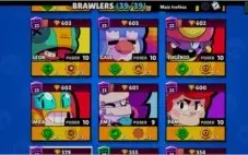 Quase full, tem todos personagens, classe 20+