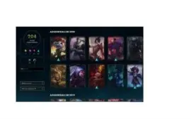Conta de Lol Platina 3 lv 219 com todos os champions