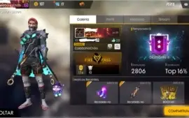 Conta diamante 2 com passe de elite