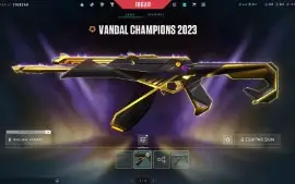 Conta valorant plat 1, skin champions 2023