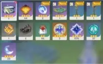 Conta ar 48  ganyu + amos / harpa e xiao com lança do passe