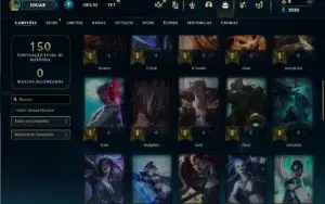 Esmeralda 4 com 50 Champs e 9 Skins + 1 Fragmento