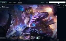 League of Legends - 124 campeoes - 62 skins - Skins Raras