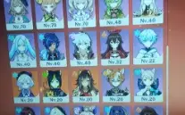 Conta de Genshin Impact com 13 personagens 5* e 5 armas 5*