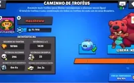 CONTA 10k+ DE TROFÉUS, MUITOS PODER 10 e 9 e 1 LENDÁRIO!