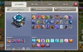 Conta Clash of Clans CV 13 CC 10 6 Construtores TOP Barata