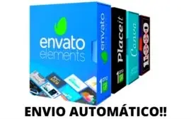Canva PRO + Envato Elements + Place It + Canva + Mockups