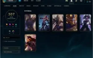 Conta de League of legends e Valorant