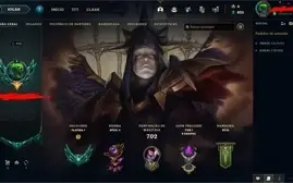 CONTA LOL 400 SKINS + VALORANT E TFT