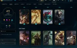 Conta Lol Full Acesso - Lvl 195 - 42 Skins - 130+ Campeões