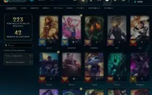 Conta Lol Full Acesso - Lvl 195 - 42 Skins - 130+ Campeões