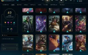 Conta Lol Full Acesso - Lvl 195 - 42 Skins - 130+ Campeões