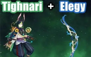 Conta Genshin Impact AR 5 com Tighnari e Elegy