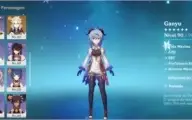 Ganyu+Zong+Albedo+Klee+Child+4mochileiros+Armas