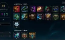 Conta Nível 137, Prata 3, 121 Campeões e 37 Skins (boas)