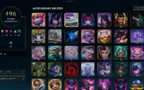 Conta LOL +10 anos 90k essência - 424 skins - 200 chromas