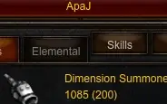 Megamu Summoner Lv.1085 Set Blue Eye