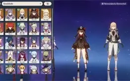 AR46 - Yoimiya, Hutao, Jean, Keqing, Diluc, Espada Celestial