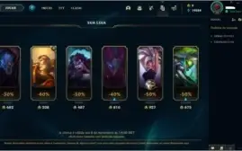 CONTA LEAGUE OF LEGENDS PRATA 1 21+PDL