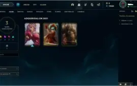 CONTA LEAGUE OF LEGENDS PRATA 1 21+PDL