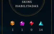 Pax Sivir/Pax Jax - Conta League of Legends Skins Raras