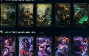 Pax Sivir/Pax Jax - Conta League of Legends Skins Raras