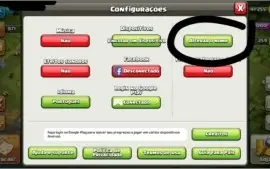 Conta clash cv5 com quase muros Full e troca de nick