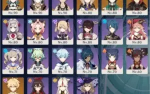 AR 56 + Venti, Albedo, Diluc c1, Jean c1, 17k Primogem e ++