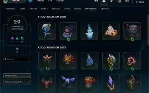 CONTA TOP DE LOL ELO MESTRE TODOS OS CHAMPIONS 200 SKINS