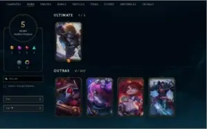 Conta LOL FERRO 4 (Pulsefire Ezreal)