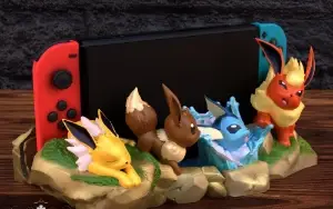 Suporte Dock para Nintendo Switch Collection 3d print stl