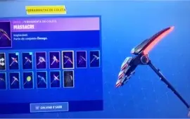 Conta fortnite c/cavaleiro negro,ceifador,omega