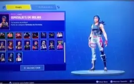 Conta fortnite c/cavaleiro negro,ceifador,omega