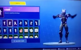 Conta fortnite c/cavaleiro negro,ceifador,omega