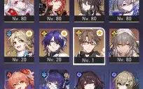 Conta Honkai Star Rail TB 67 Yunli, Sparkle, Ruan Mei e1 +7