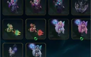 Conta League of Legends low elo com mais de 80 skins
