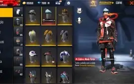 CONTA FREE FIRE COM PRIMEIRO PASSE , CONTA COMPLETA!!