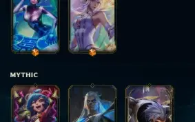 conta de lol 273 skins esmeralda 4 nivel 470